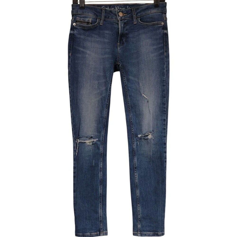 Calvin Klein Ankle Skinny Jeans Women's Size 26, Measures 28x28